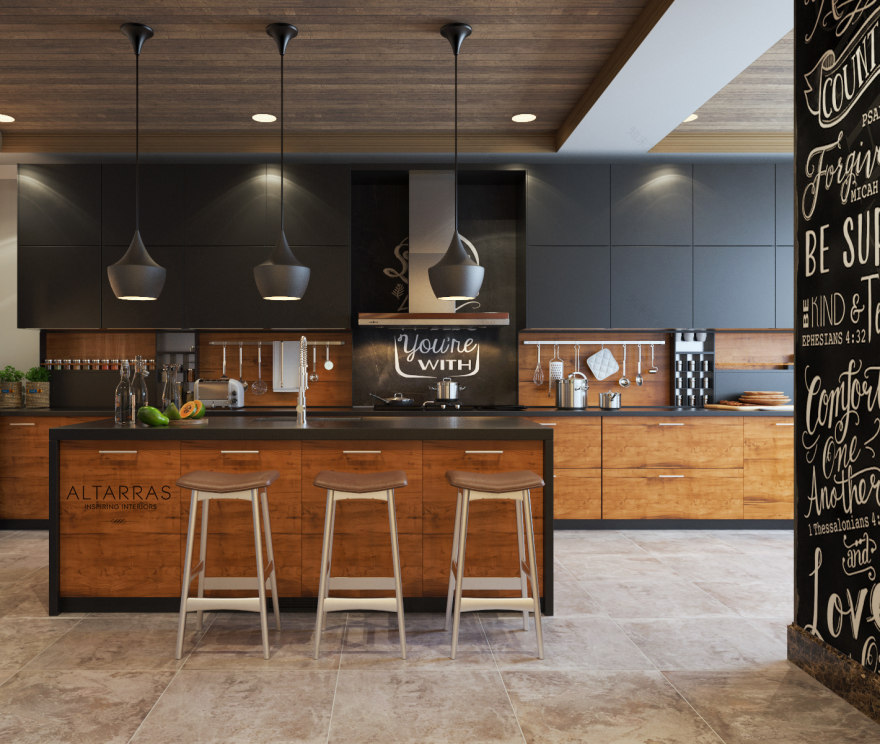 现代风格别墅地下室设计-17