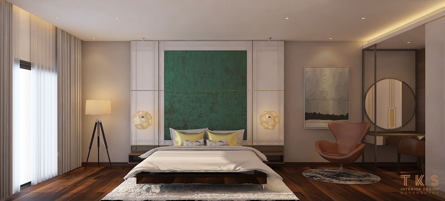 新中式风格的 Dale Lakefields @ Sungai Besi 三层联排别墅设计-10