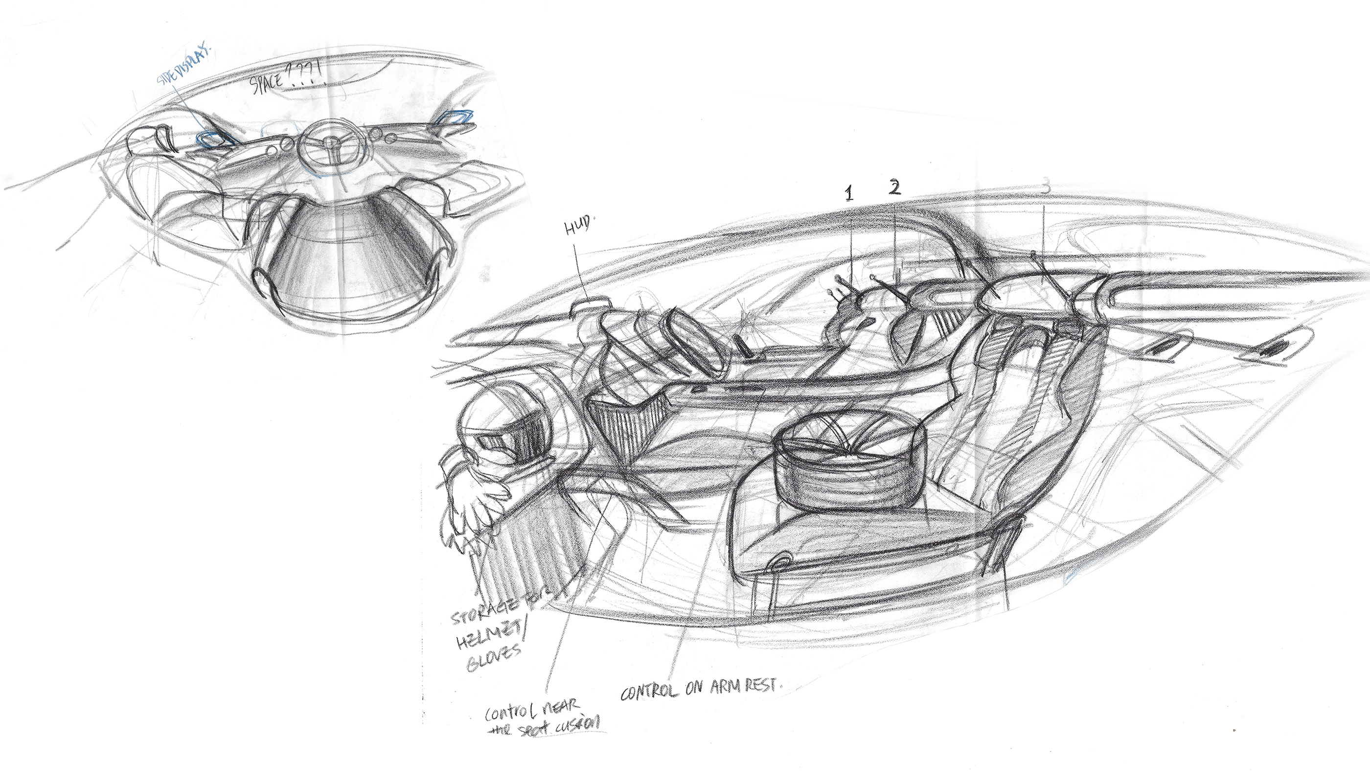 创意三座概念车内饰设计-4