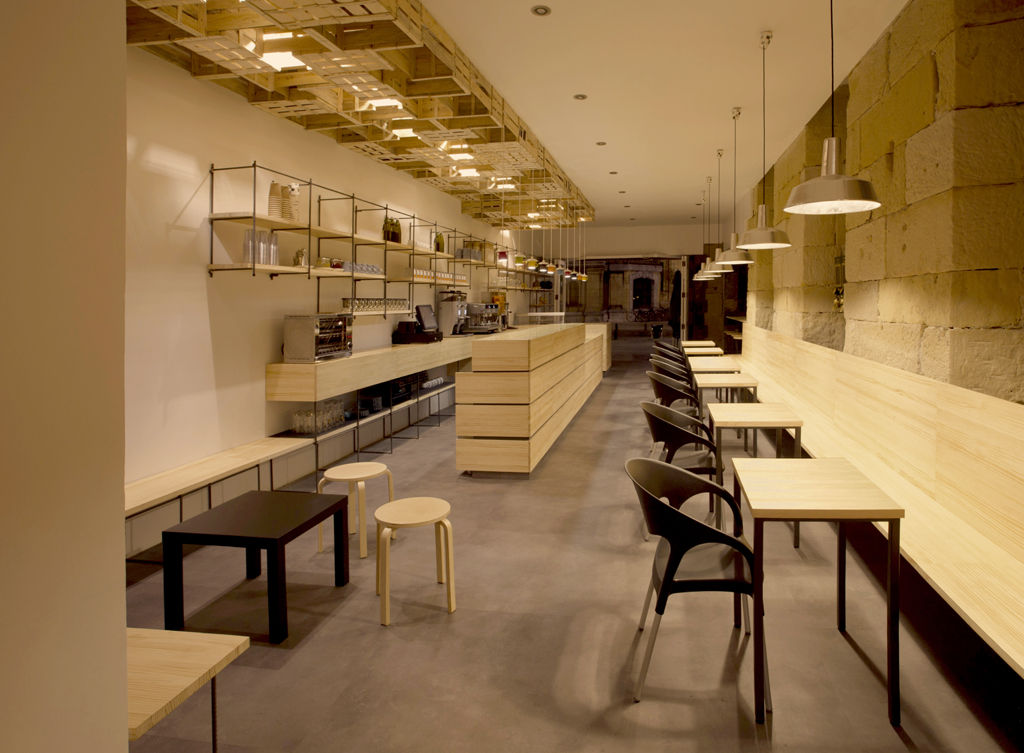 自然有机的低成本咖啡馆设计-2