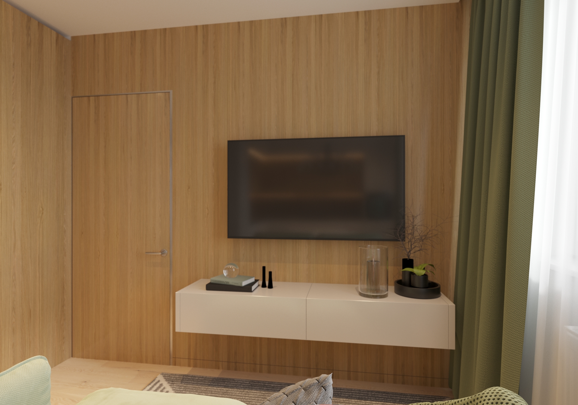 2018 年完成的"Prityazhenie"公寓室内设计-5