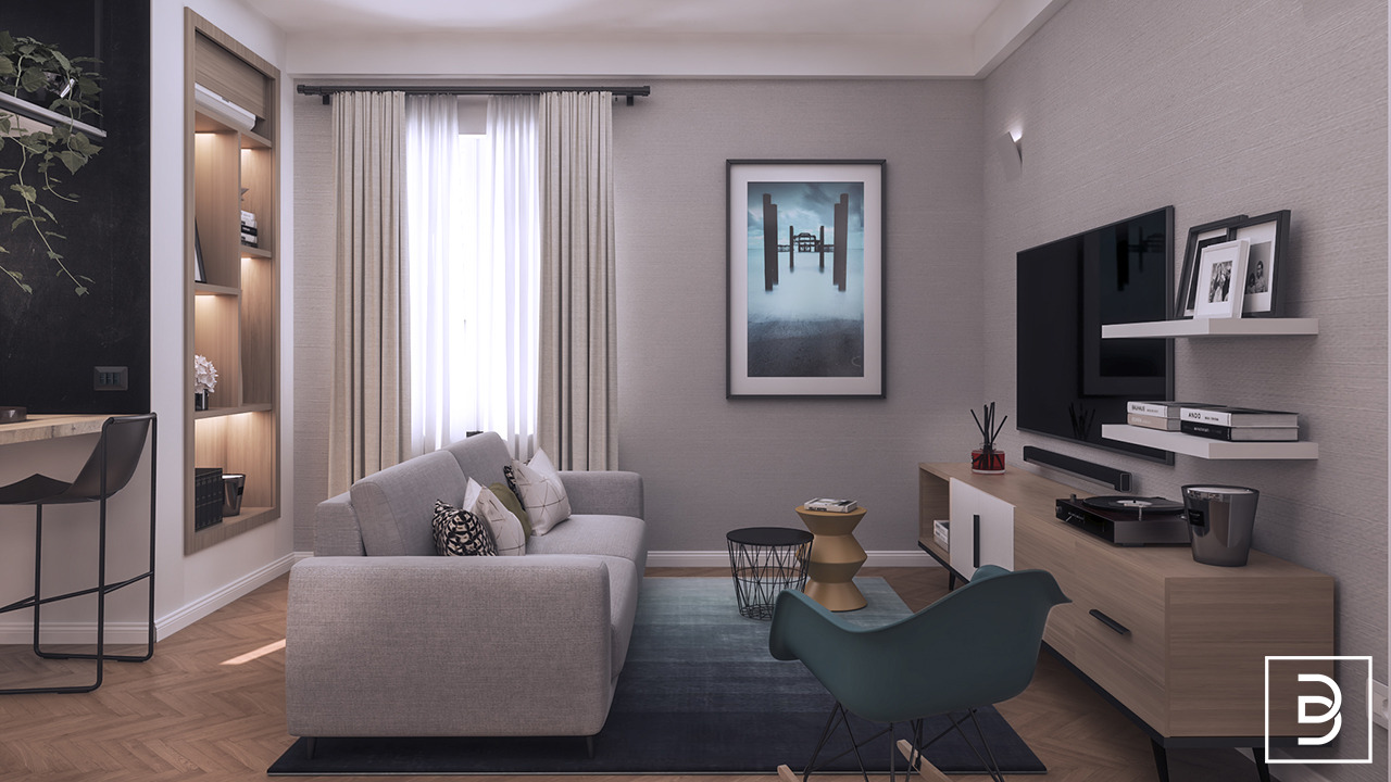 2018 年完成的 APT 1 公寓室内设计-1