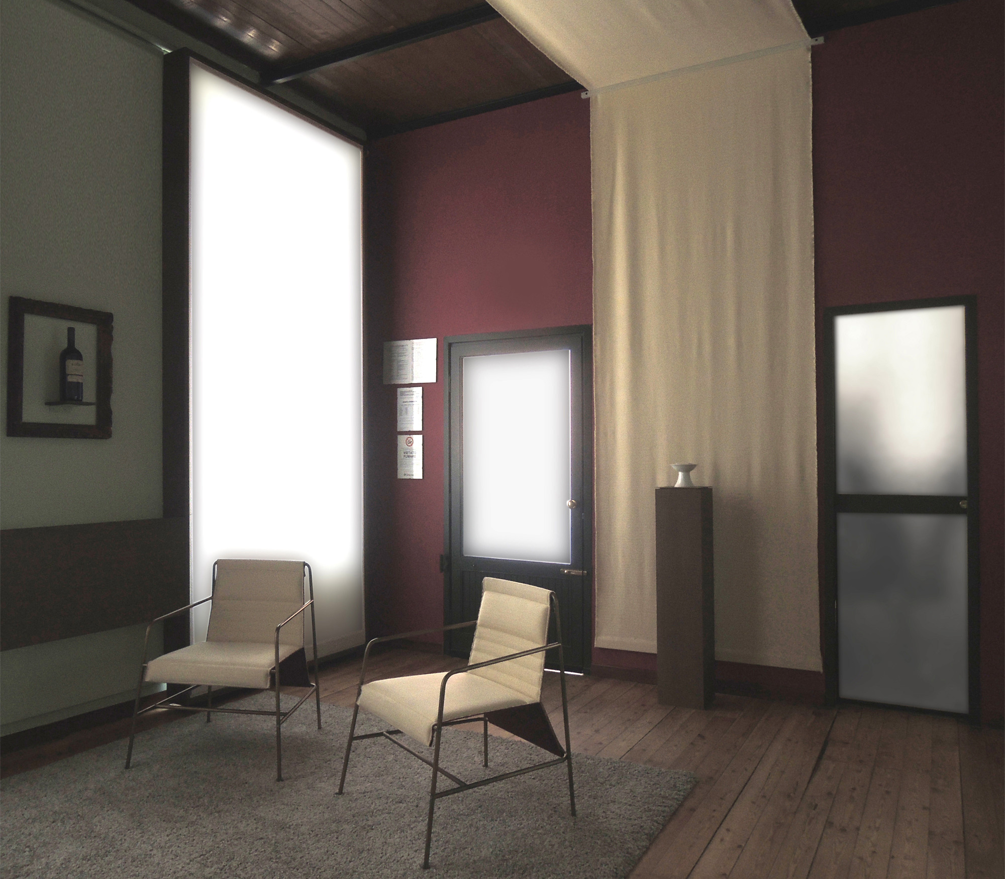 米兰 90 年代建筑里的现代餐厅设计-15