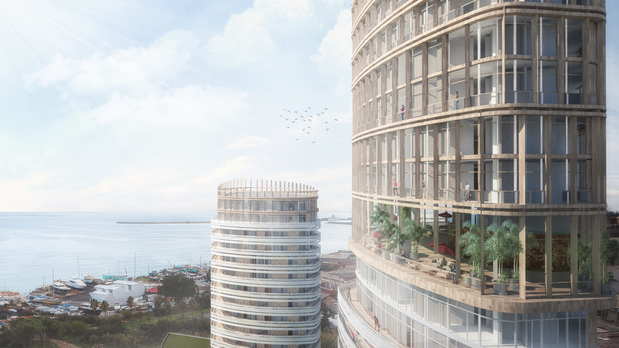 Limassol Residences | 室内外一体化，双高露台设计-0