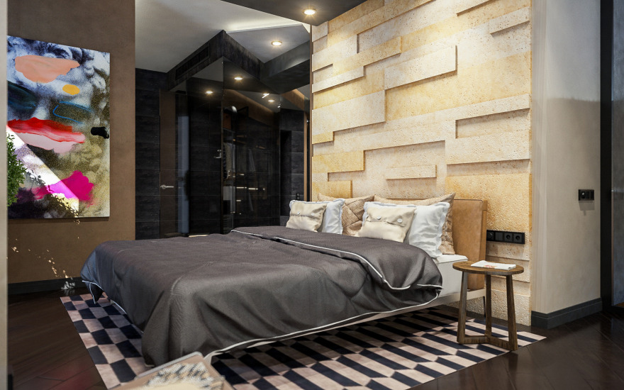 都市幻影 | 200 平米顶层公寓设计-10