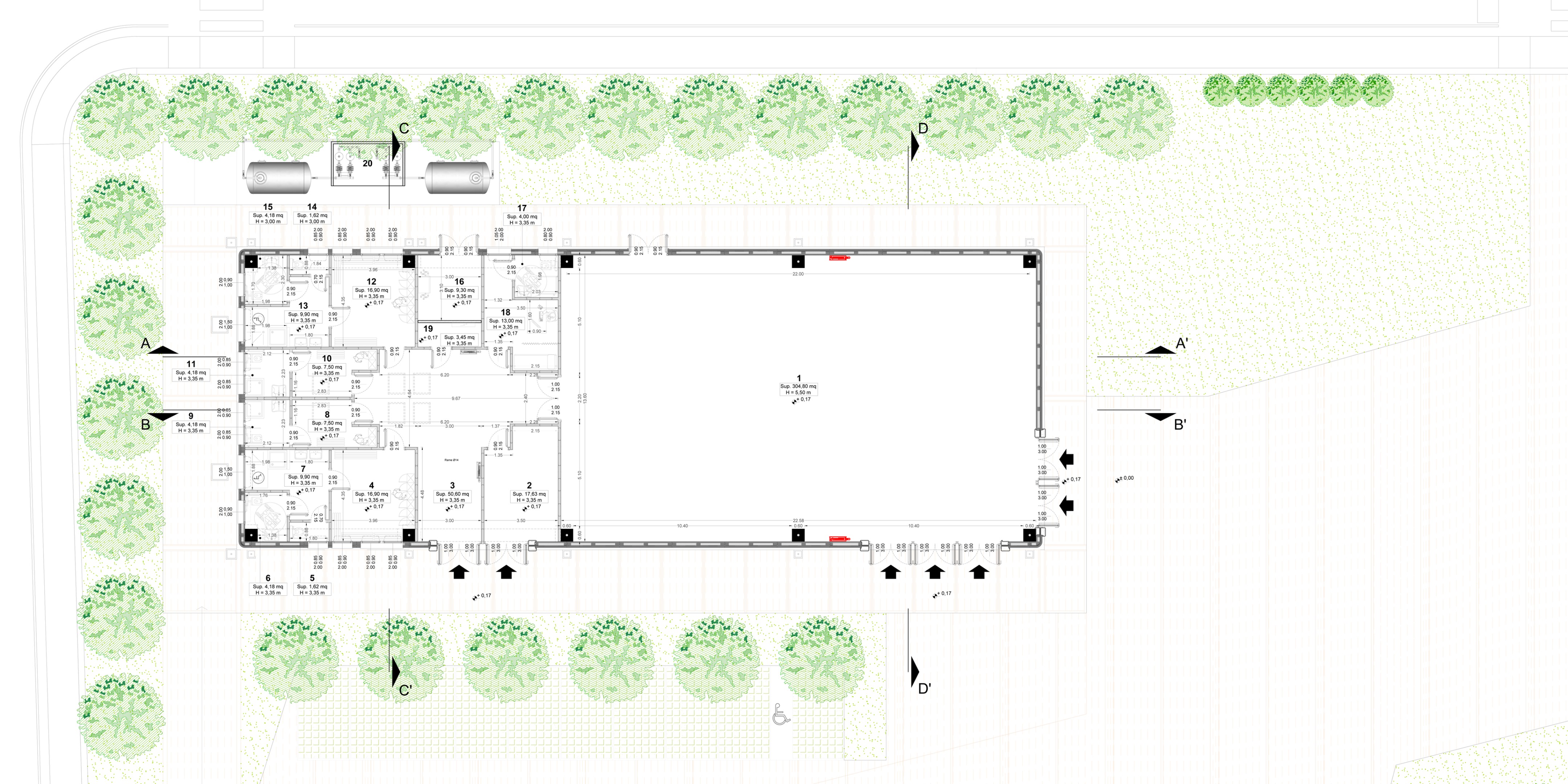 多功能结构建筑 | Cortale 市运动与文化中心-5
