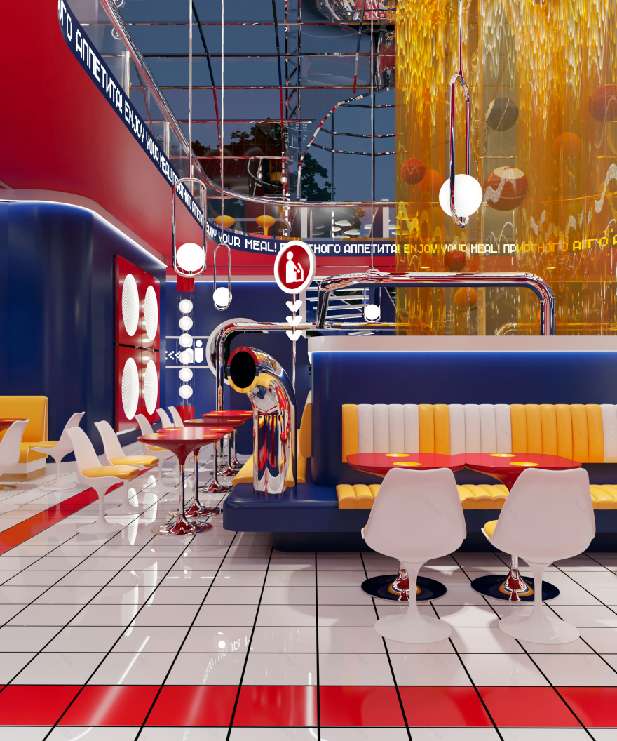 未来主义餐饮空间“FoodBall”-10