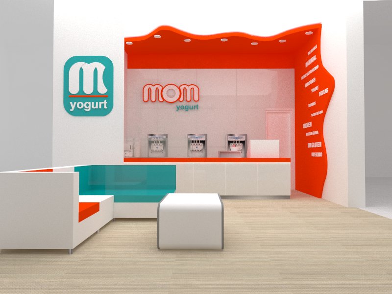 2016 年完成的"妈妈酸奶"咖啡厅-8