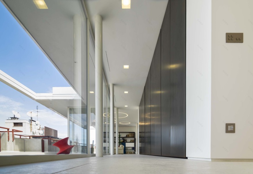 意式风情 Padova 顶层公寓的 360°全景视野-20