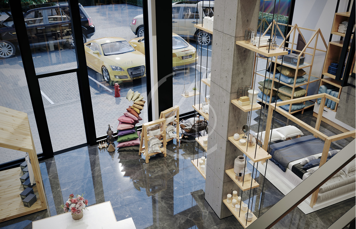 2017 年阿爾卡薩米爾床上用品店室內設計-1