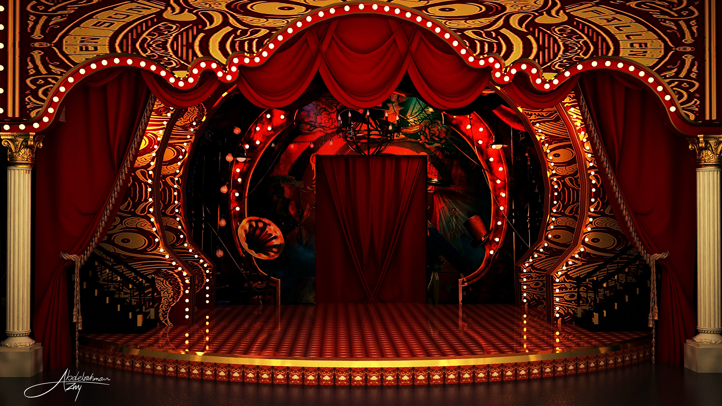 剧院宫殿的豪华装饰-5