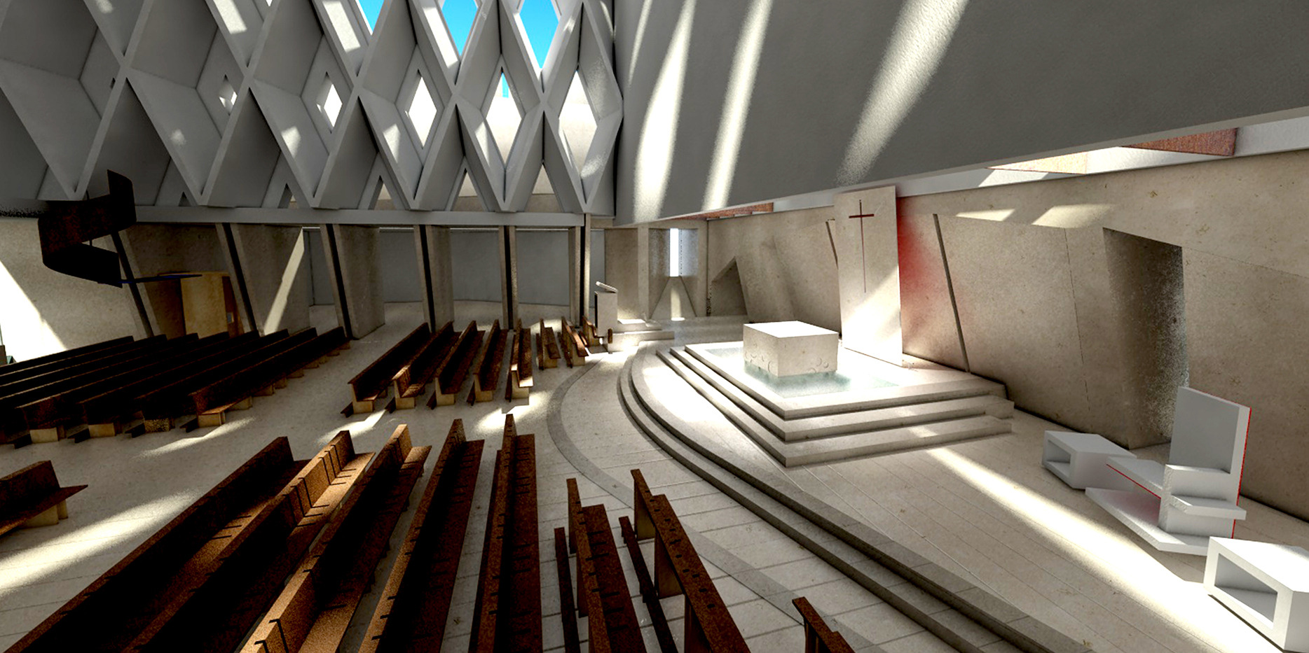 融合天地空间的教堂设计—— Oppido Lucano 教堂-30