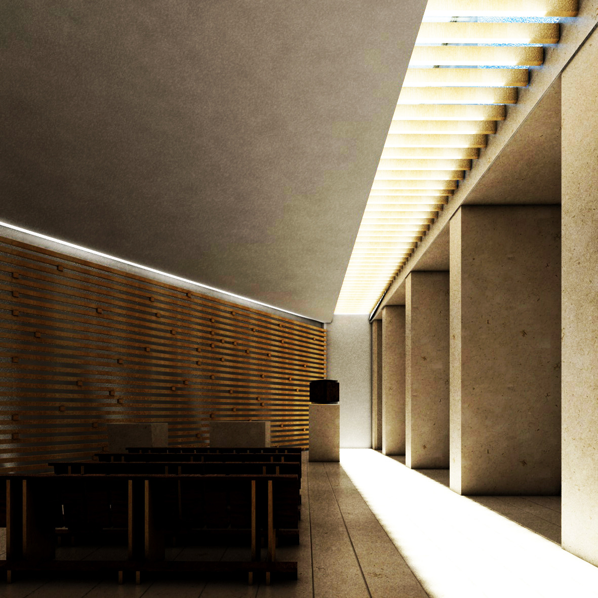 融合天地空间的教堂设计—— Oppido Lucano 教堂-32