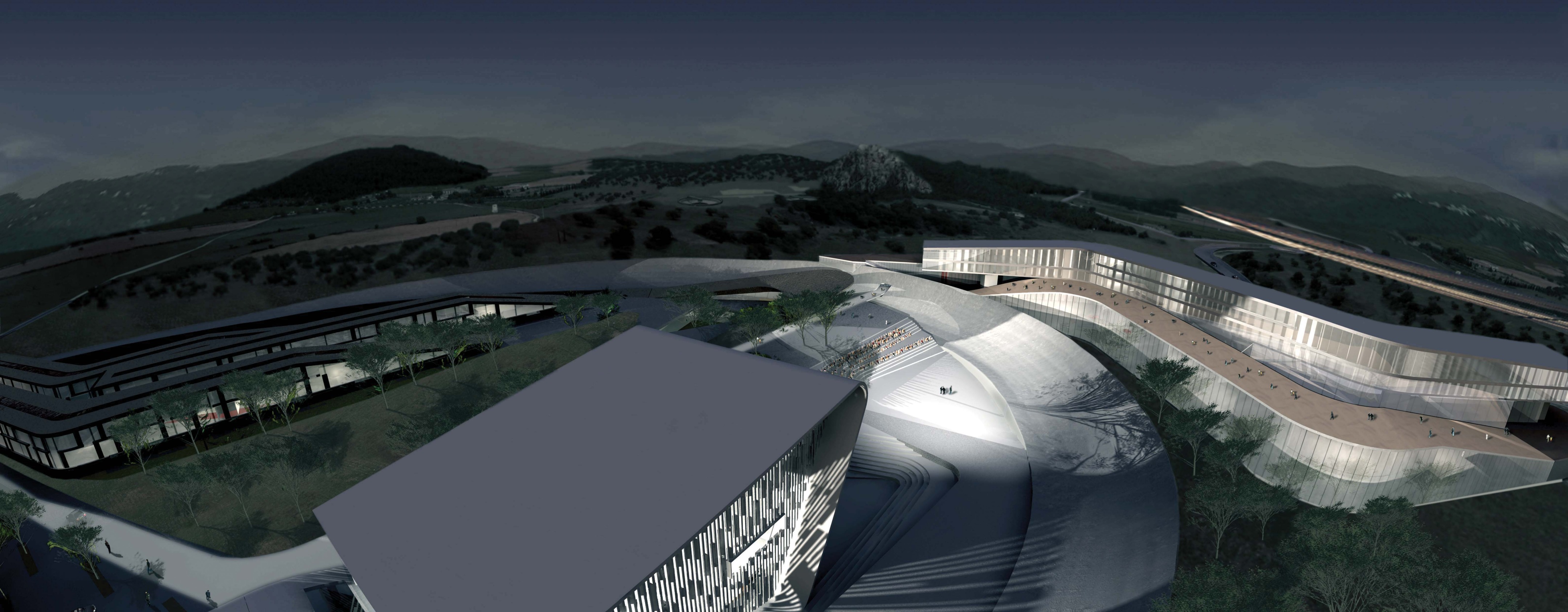 Autodromo 社区花园住宅与学校设计-0