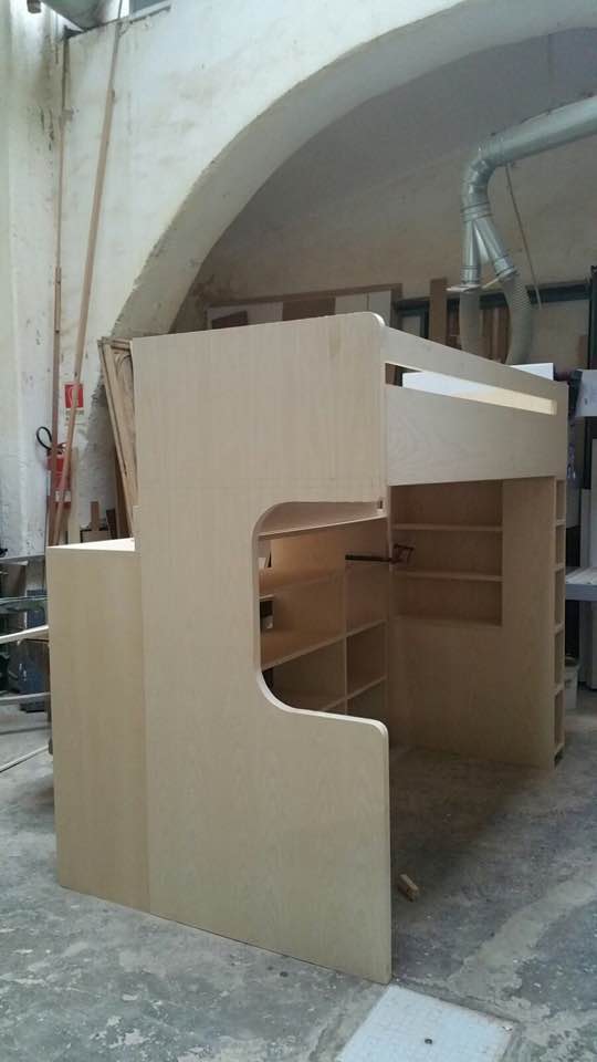 小空间大利用 | 3.5 米室内设计与双层床的完美融合-8