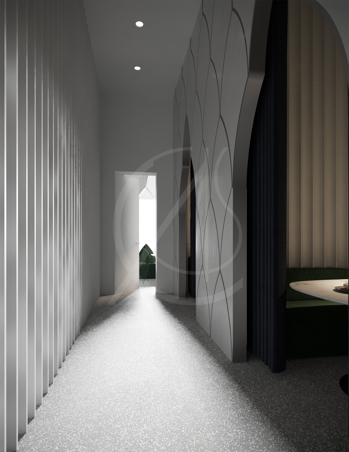 天鹅休闲咖啡馆设计-14