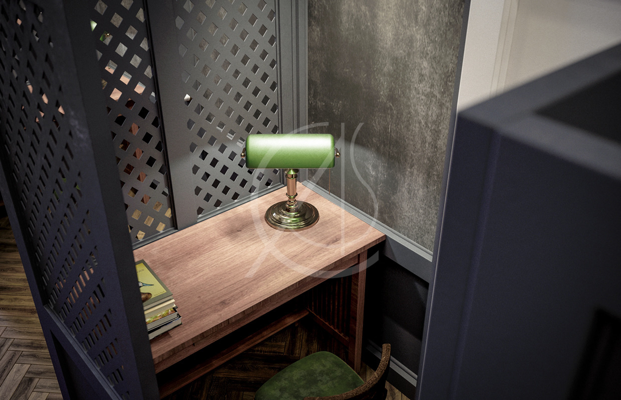 英伦风融合沙特文化，打造校园热点学生咖啡厅-33