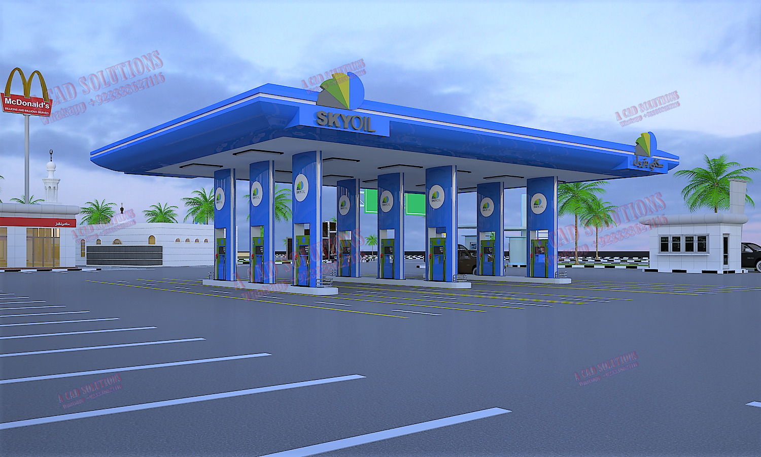 2017 年加油站室内设计案例分析-13