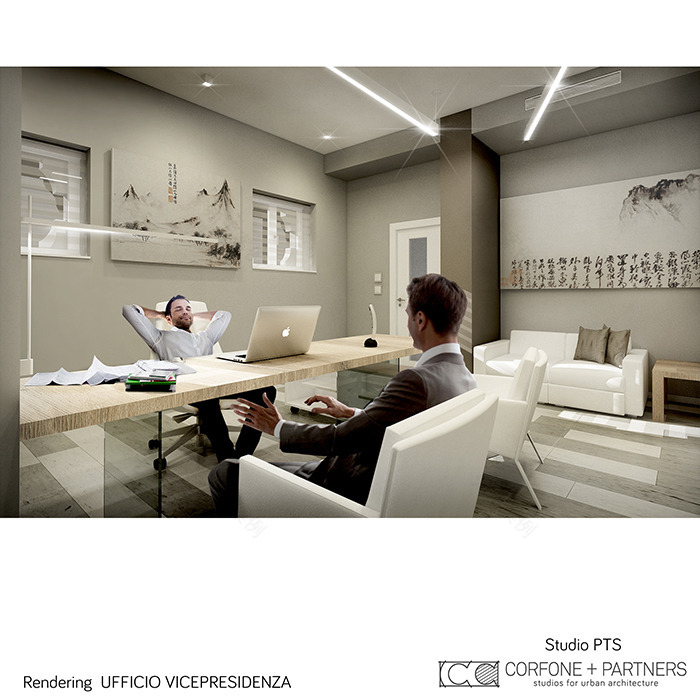 意大利 Foggia 市历史建筑改造的现代办公空间-10