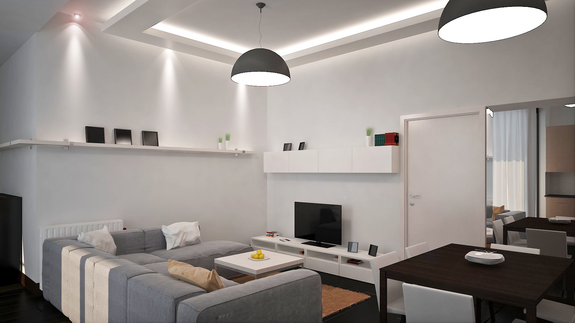 现代简约客厅设计案例-34