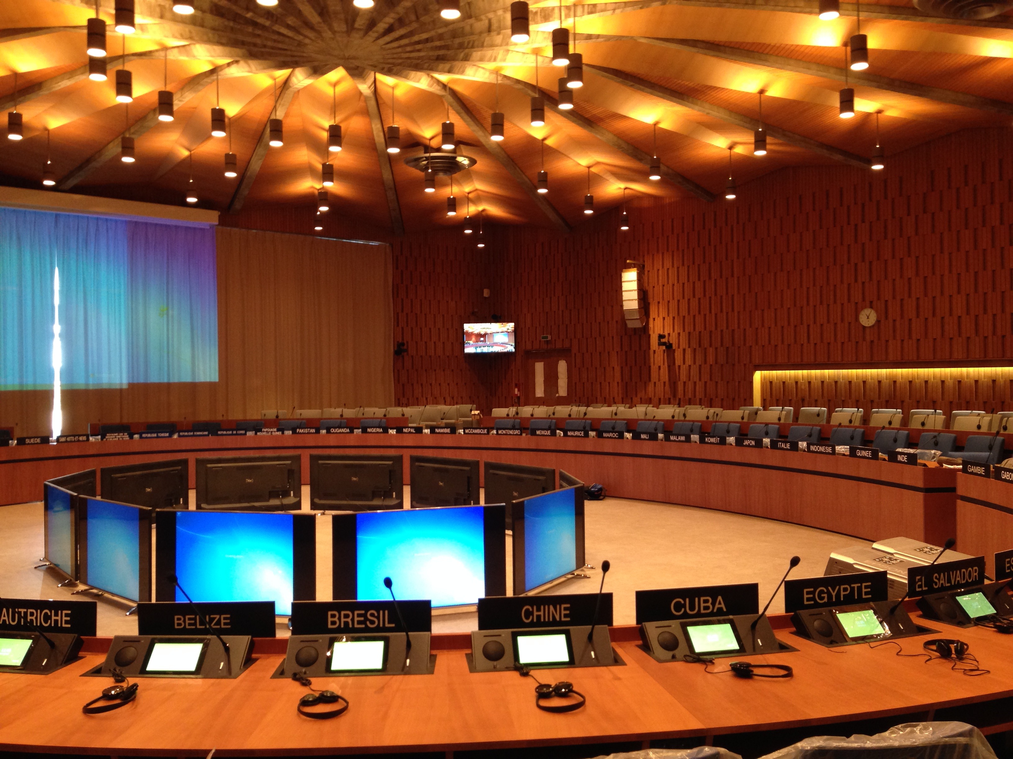 联合国教科文组织执行局会议室翻新-11