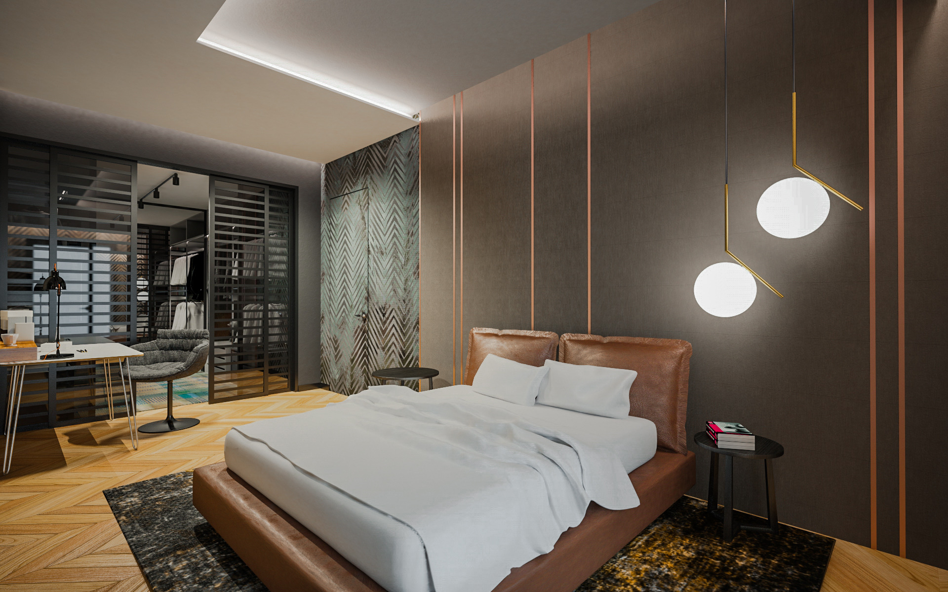 曲线家居空间，打造柔和层次感-13