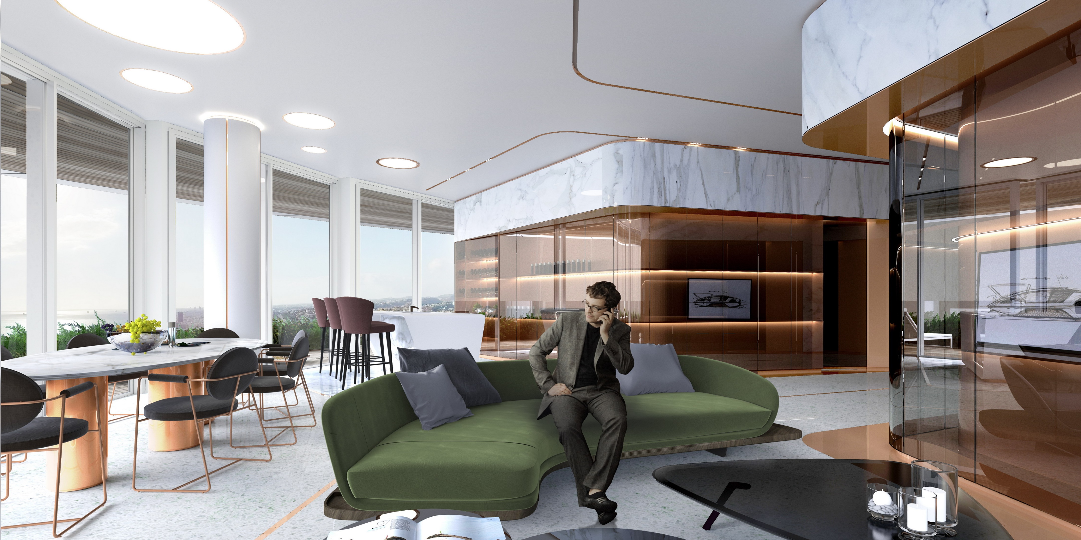 赛琳娜 66 号塔楼——融合 Cyprus 特色的现代住宅设计-17