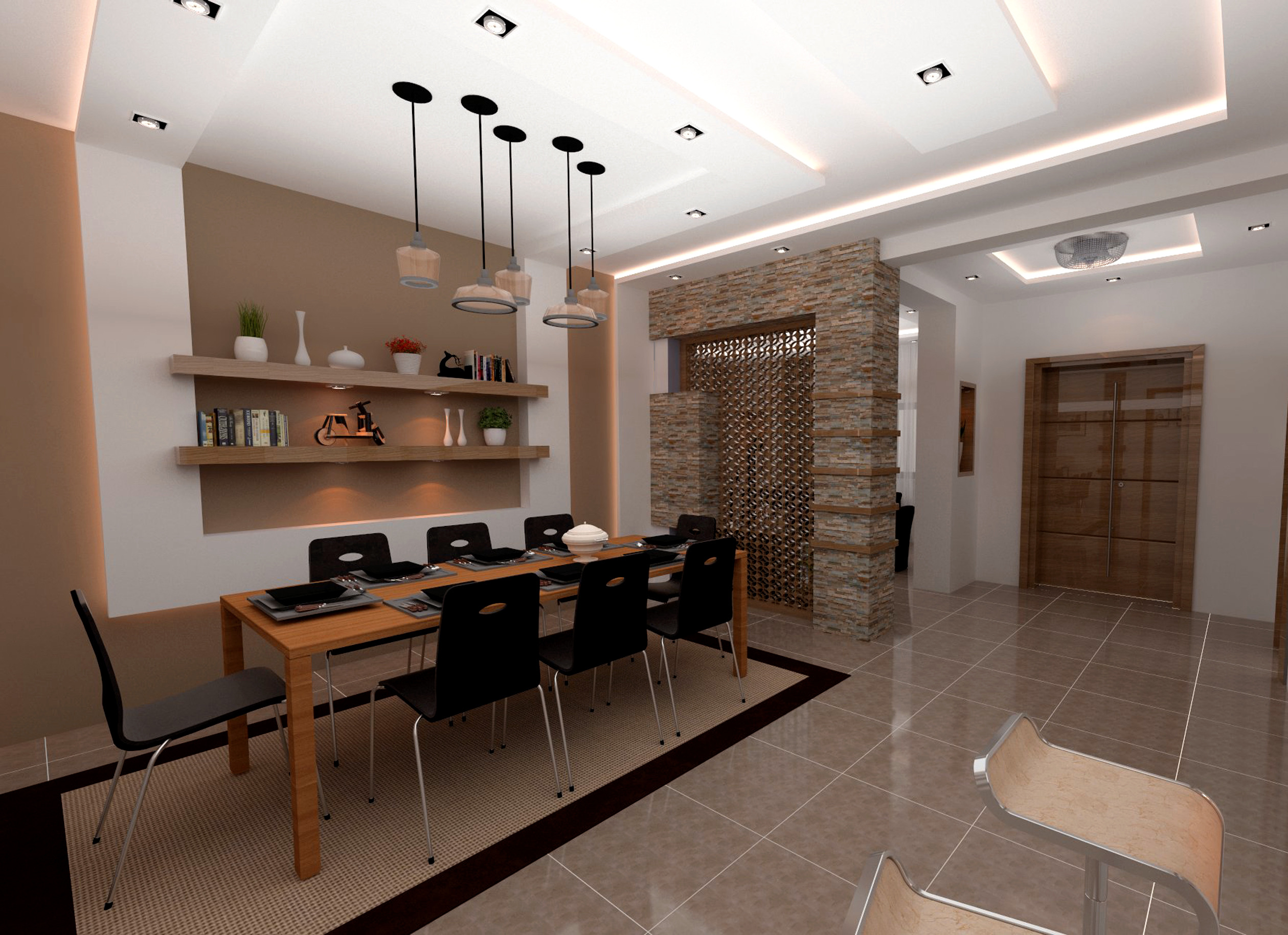 现代简约风独栋别墅设计-17