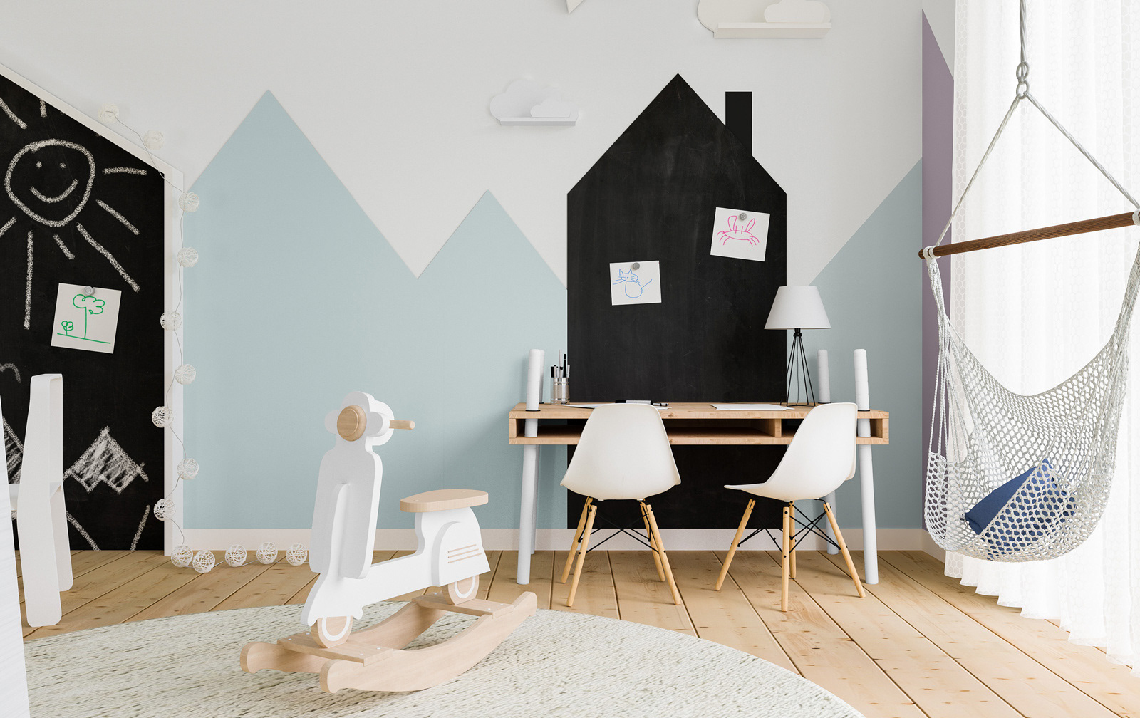 北欧风格儿童房设计-5