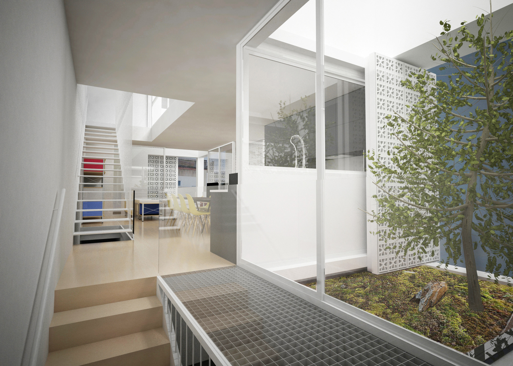 融合自然光与传统的现代住宅设计-5