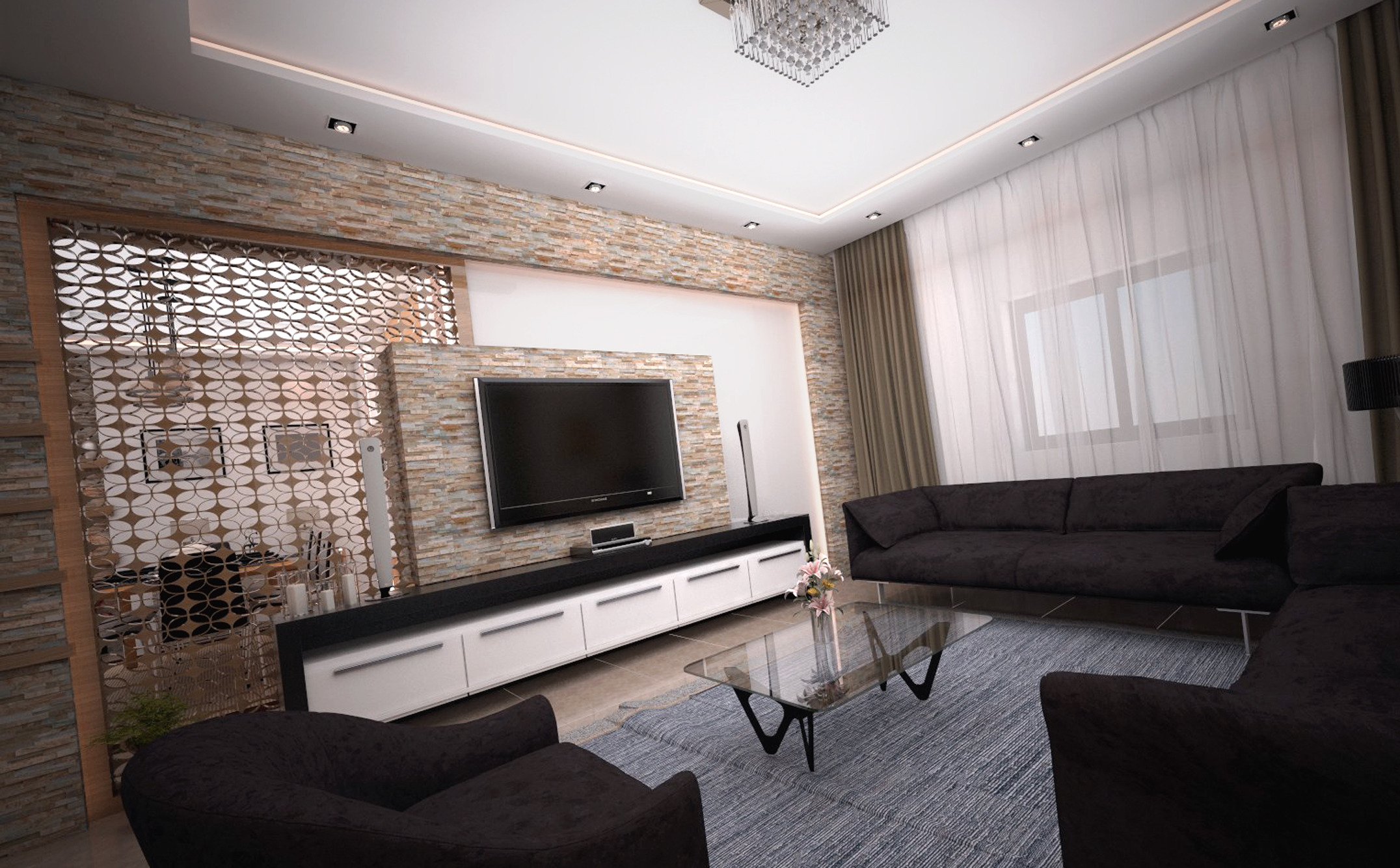 现代简约风独栋别墅设计-9