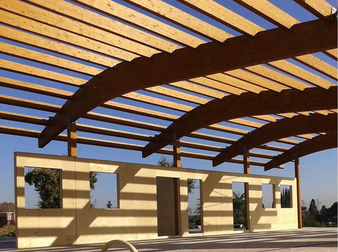 罗马郊外 700 平米木结构幼儿园设计-7