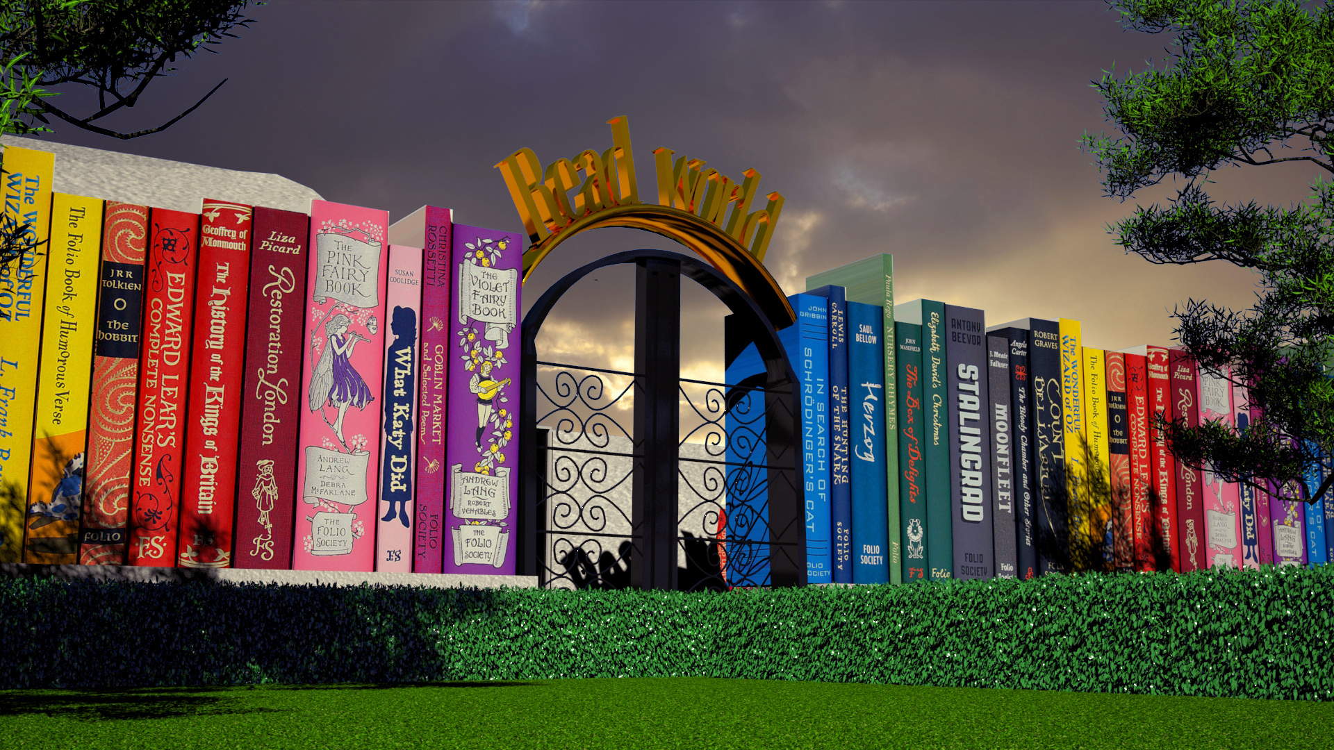 3d library Design-10