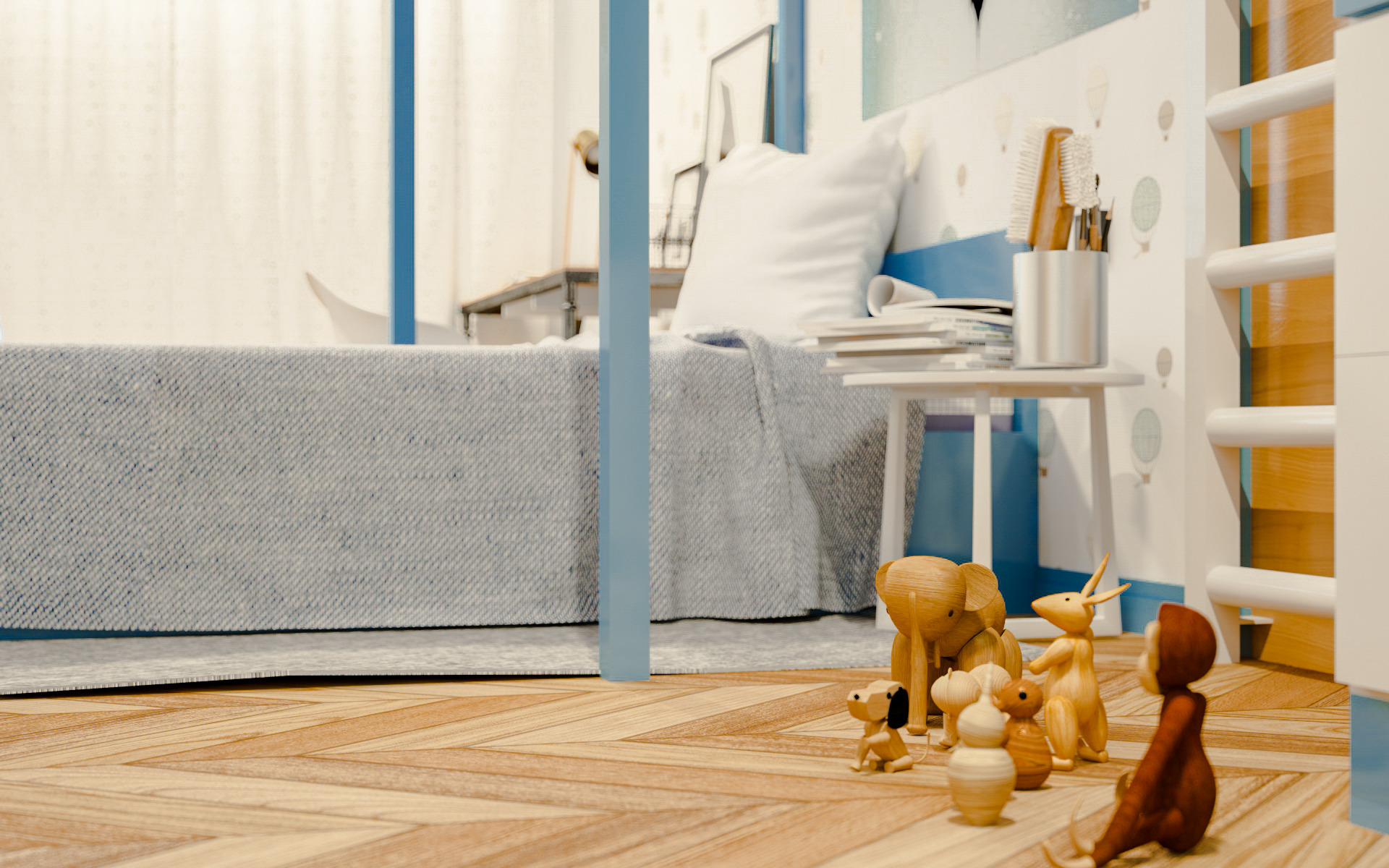 曲线家居空间，打造柔和层次感-9