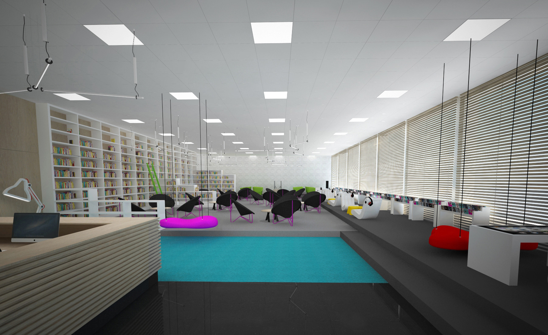 2016 年公共媒体图书馆室内设计案例解析-12