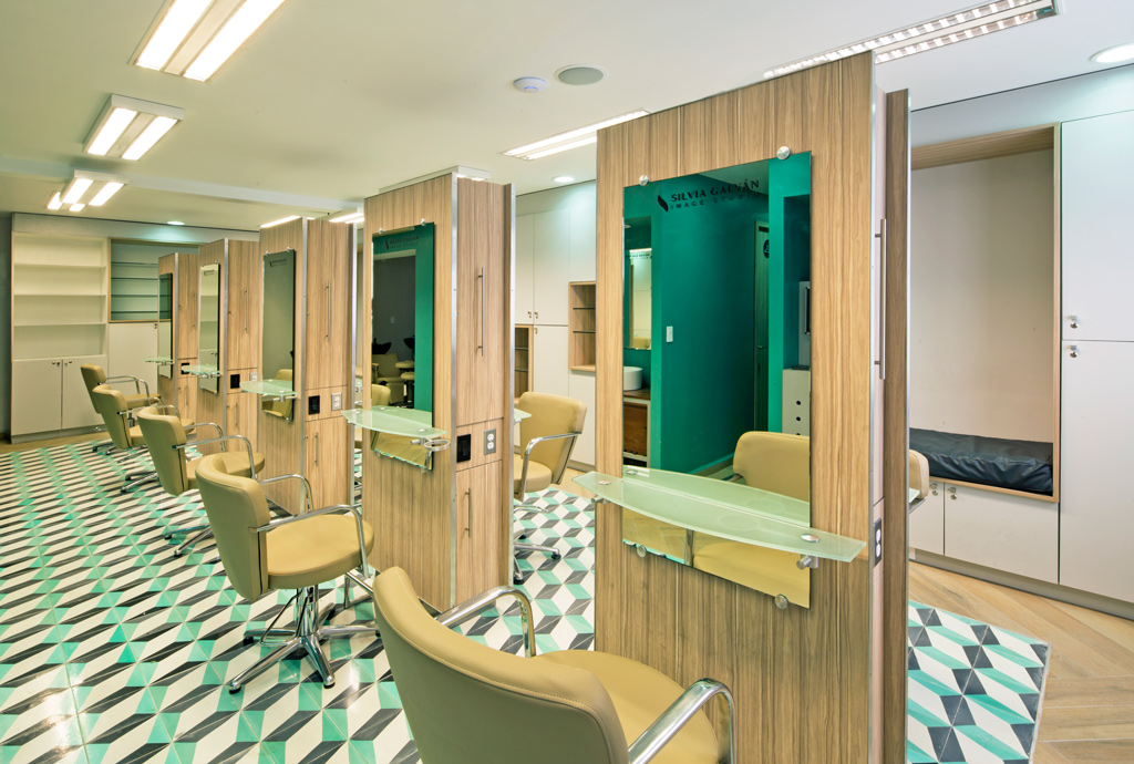 墨西哥城 Silvia Galván 康德萨美容院,历史与现代的完美融合-15