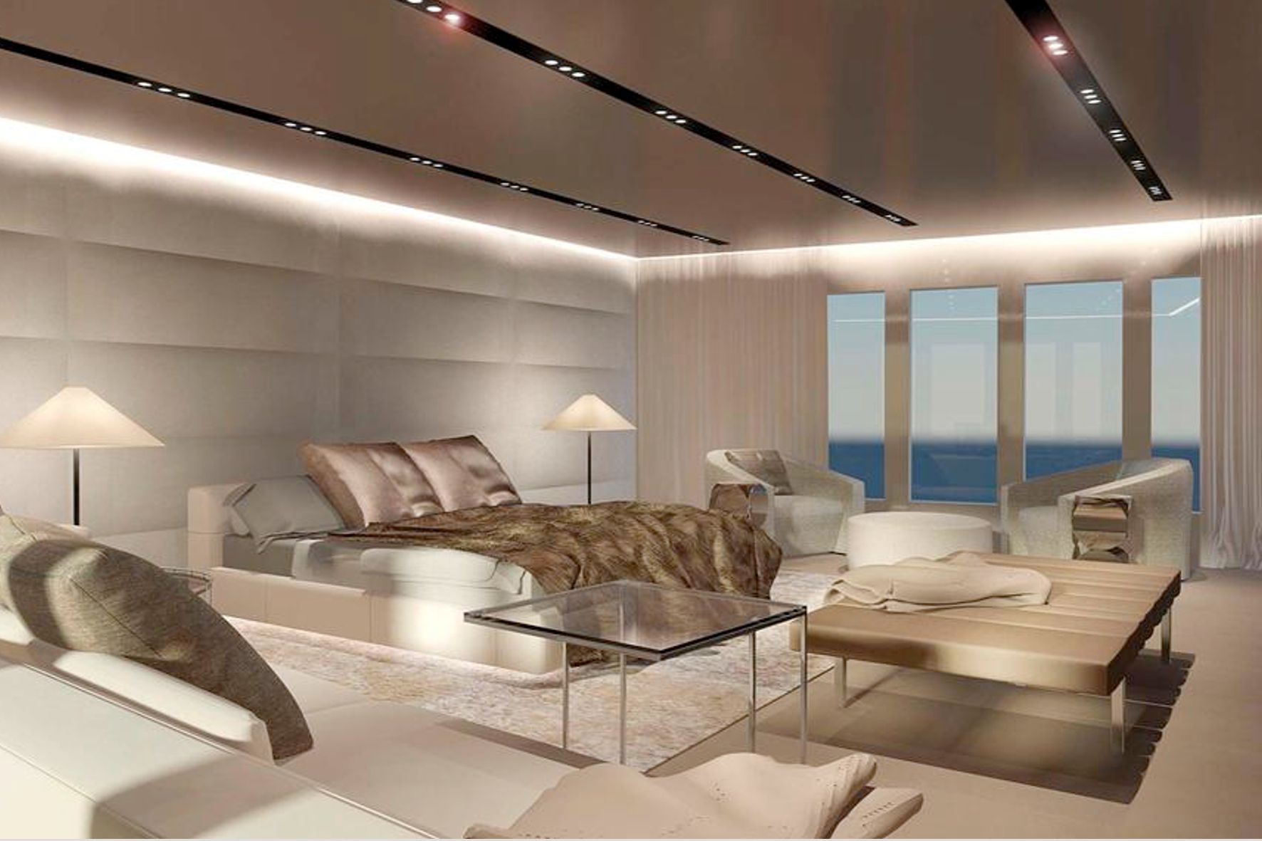 船舶室内设计团队打造 50 米豪华游艇内饰-62