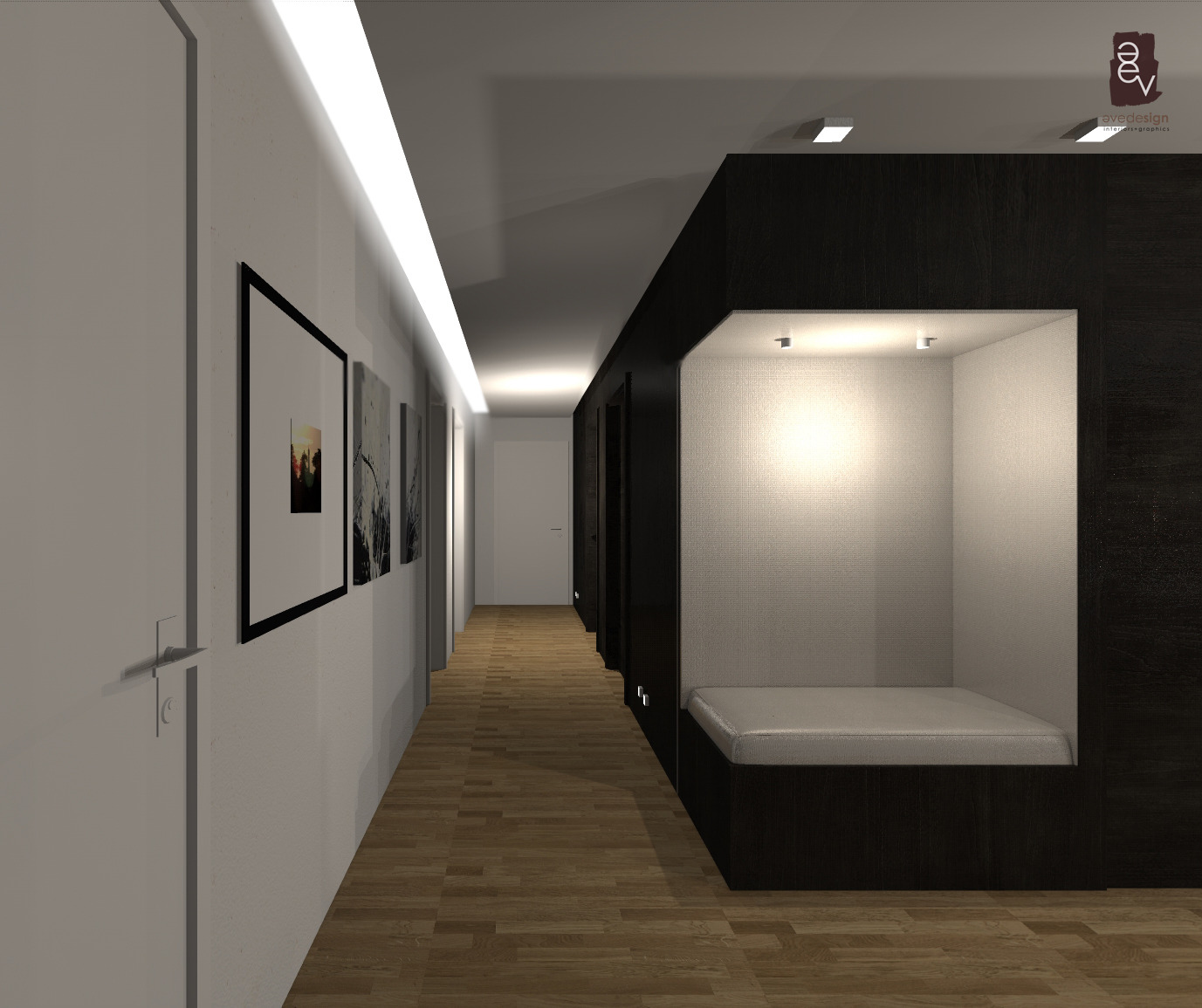 黑白极简别墅设计，展现空间纯粹之美-2