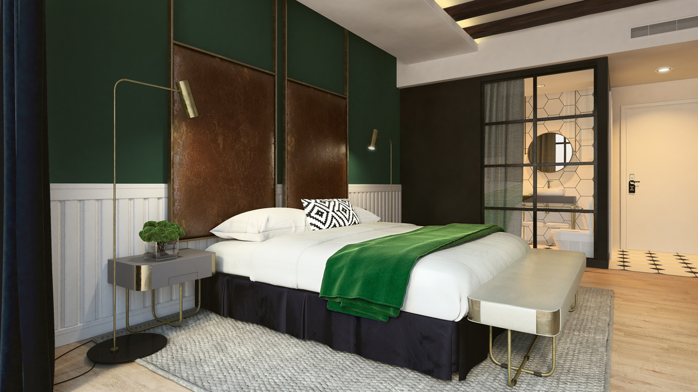 优雅酒店客房设计 | 打造宁静舒适的休憩空间-2