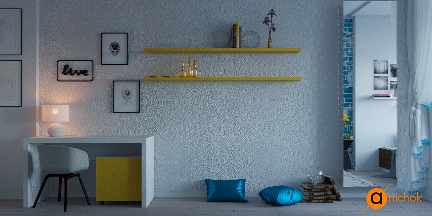 城市景观尽收眼底的艺术公寓-28