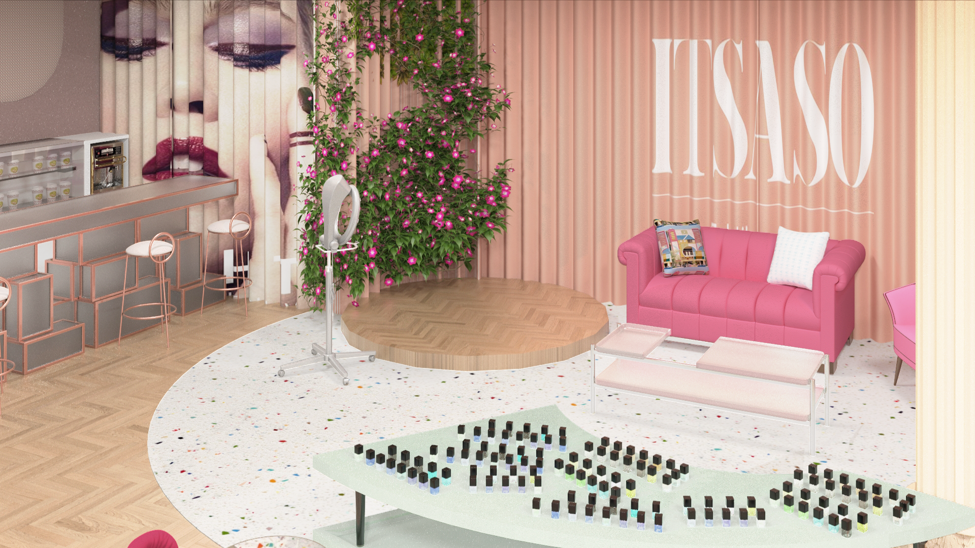 ITSASO beauty saloon interior design-3