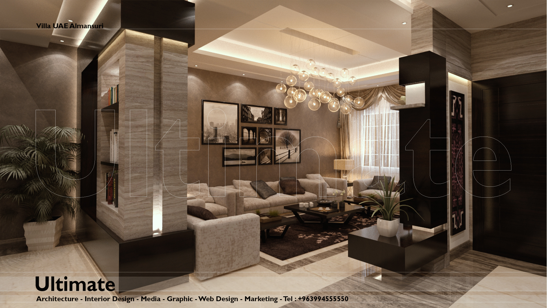 阿联酋 Almansuri 别墅室内设计案例分析-2