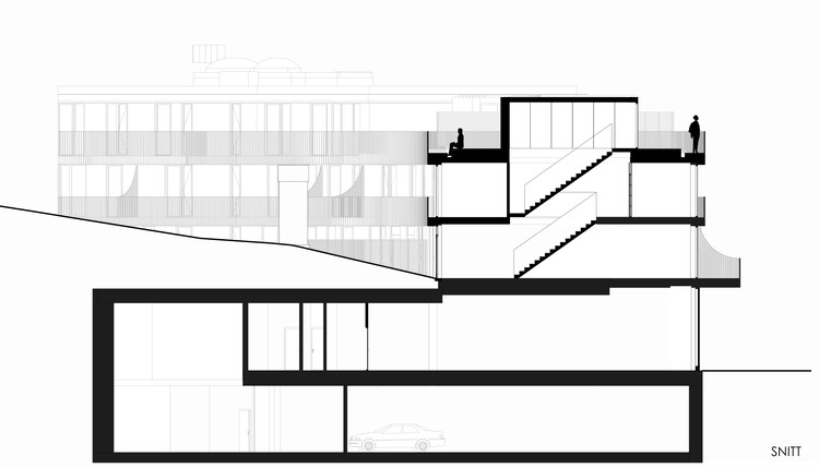 角楼 | 拥抱山丘的现代住宅设计-17