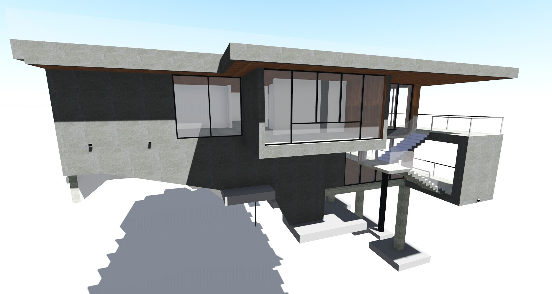 山间周末度假屋设计-27