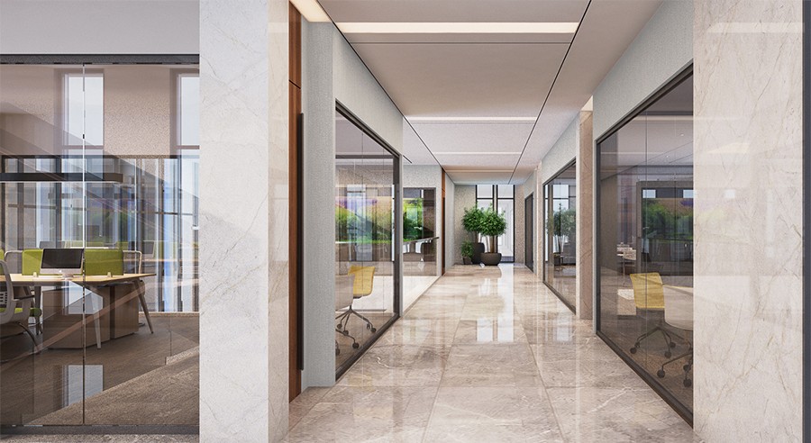 通信技术企业办公楼设计-10