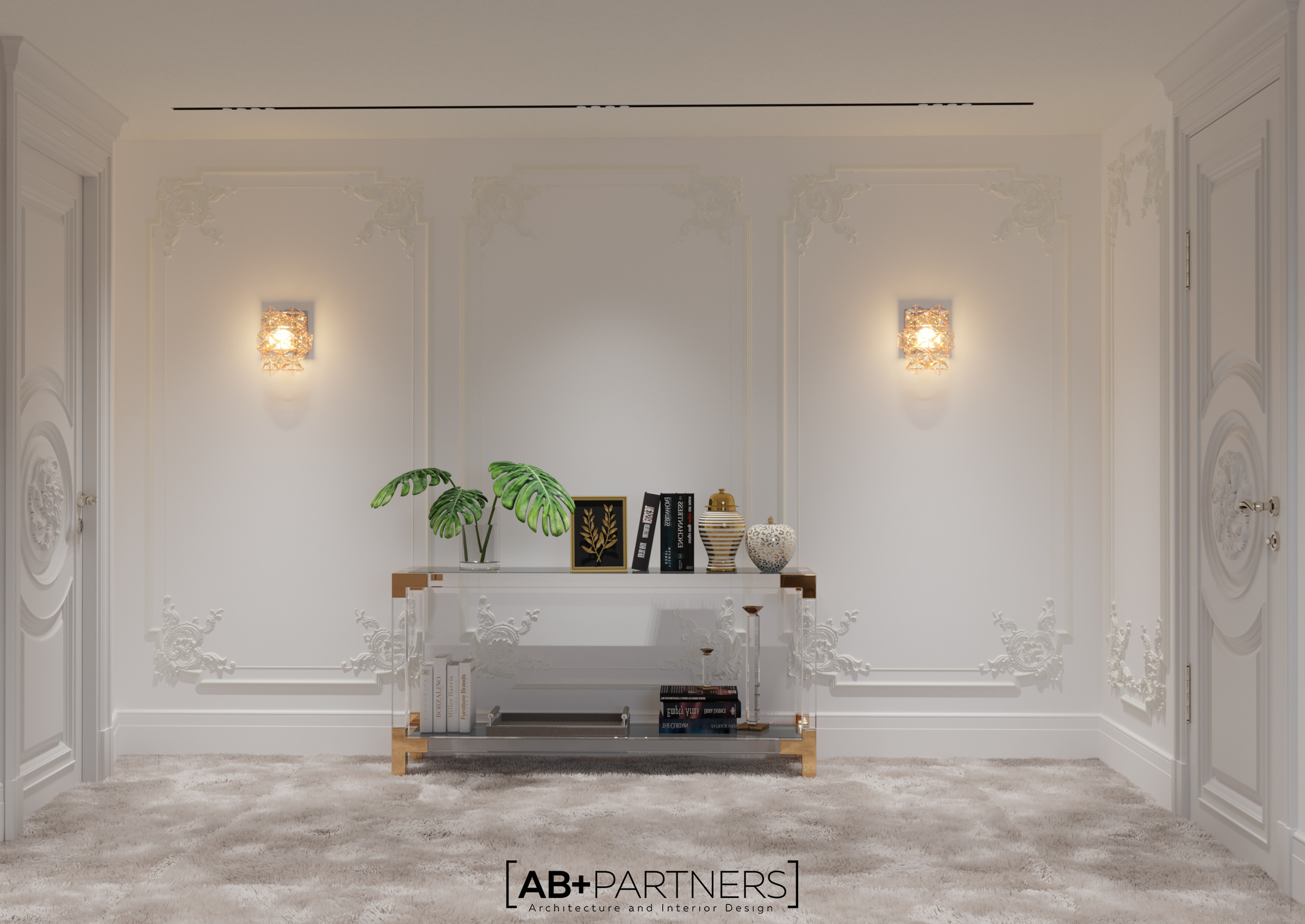 伦敦豪华别墅现代奢华室内设计-99