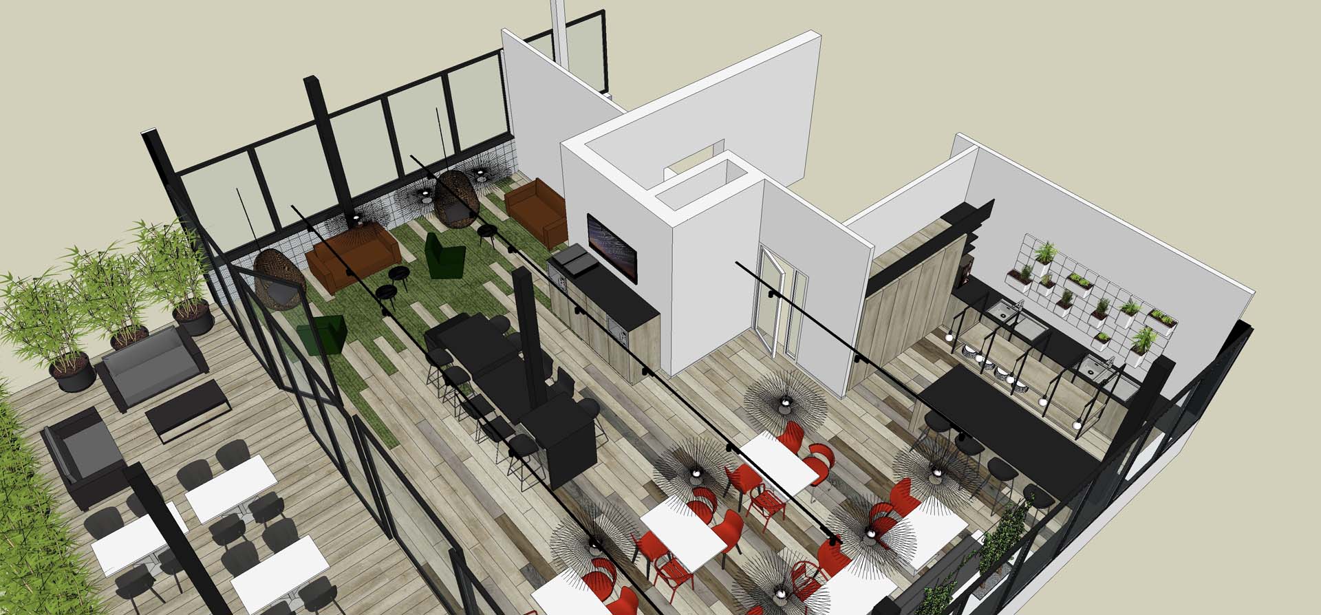 精巧布局，CMI 办公室室内设计展现企业活力-0