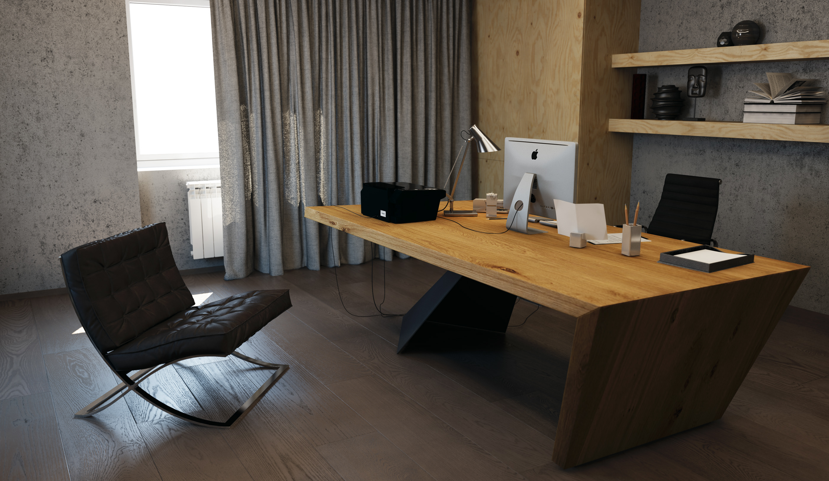 Visualization of a country house-7