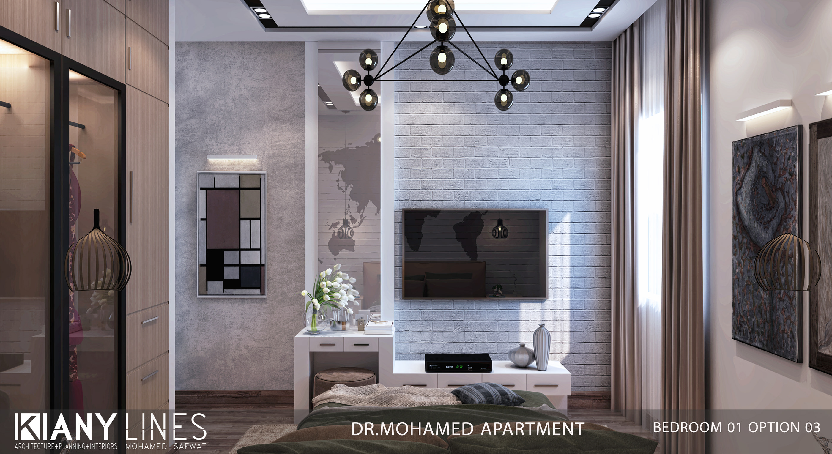 Bedroom Interior Design and Visualization Proposals-9