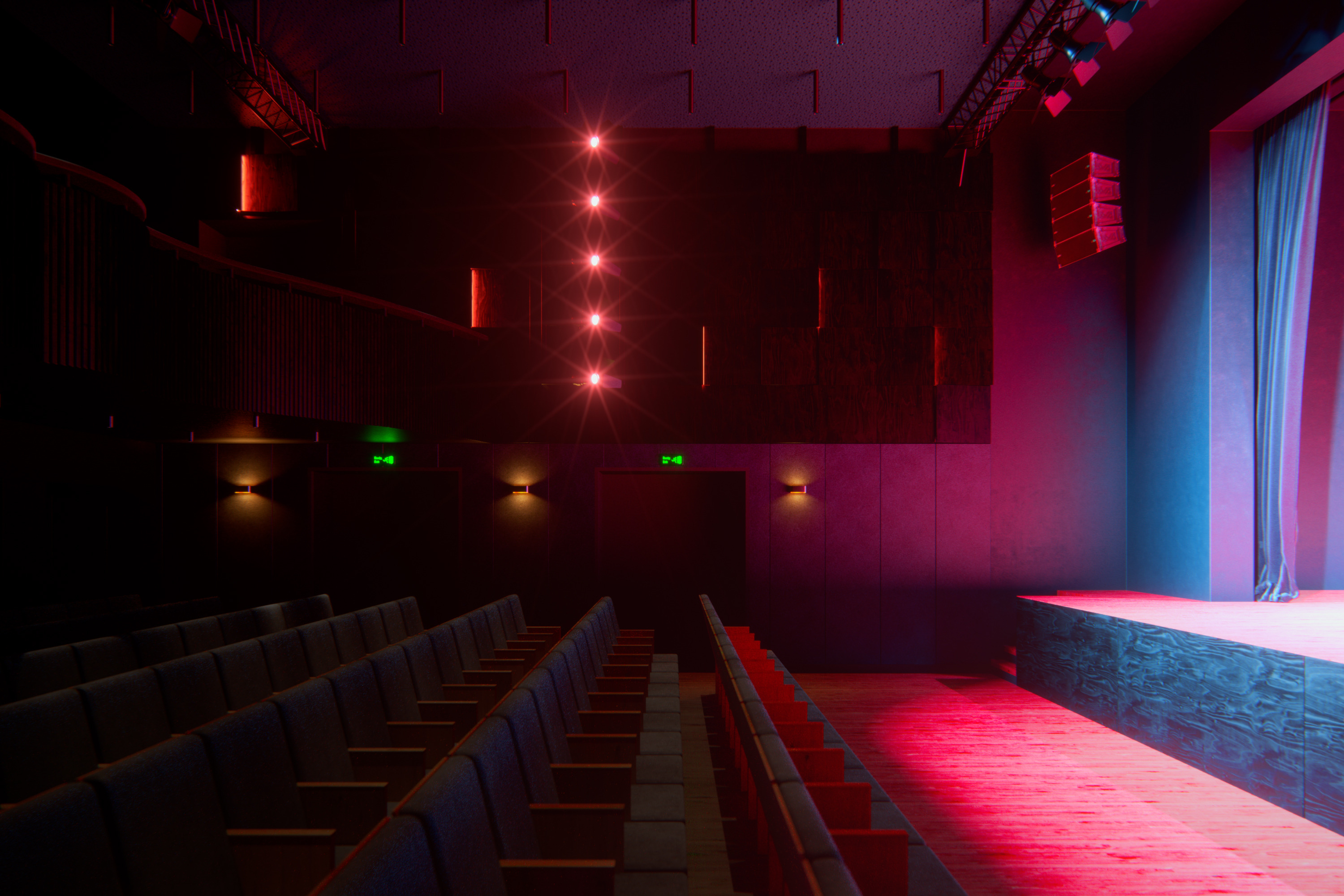 乌克兰 Kniahynyn 社区剧院室内设计-14